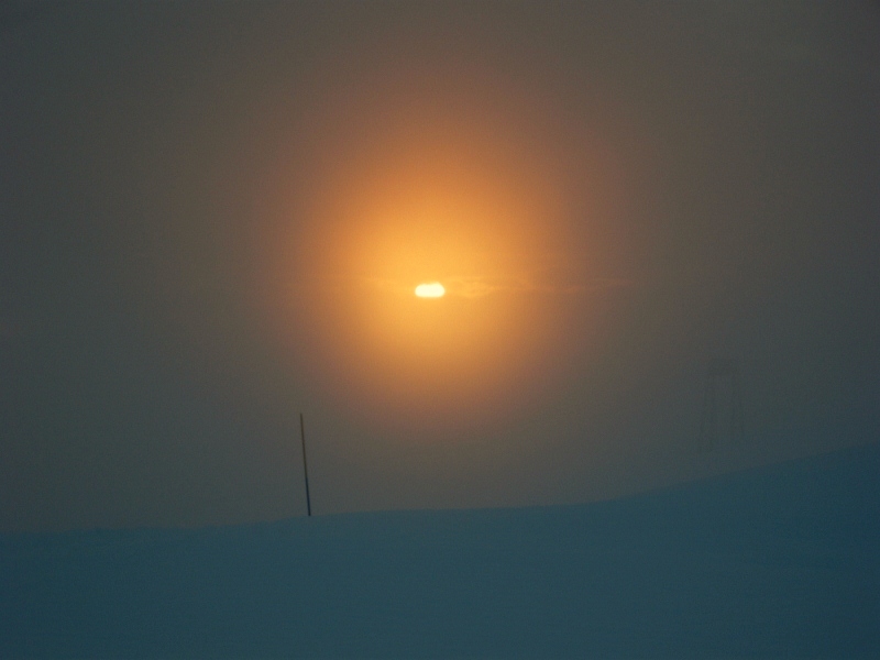 coucher soleil : coucher de soleil à la cabane de Chippis
