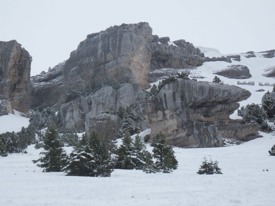Le sommet : Cela passe à ski jusqu'au sommet