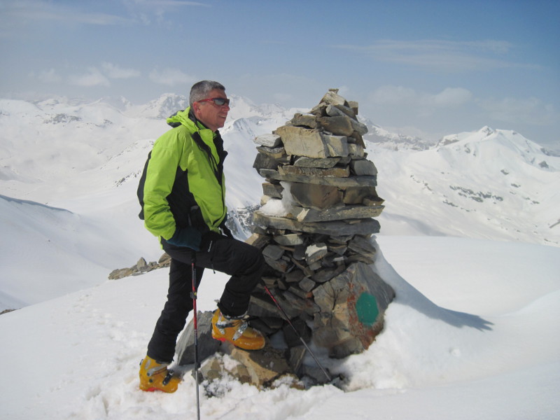 Le cairn du Mourre Haut, 2872m