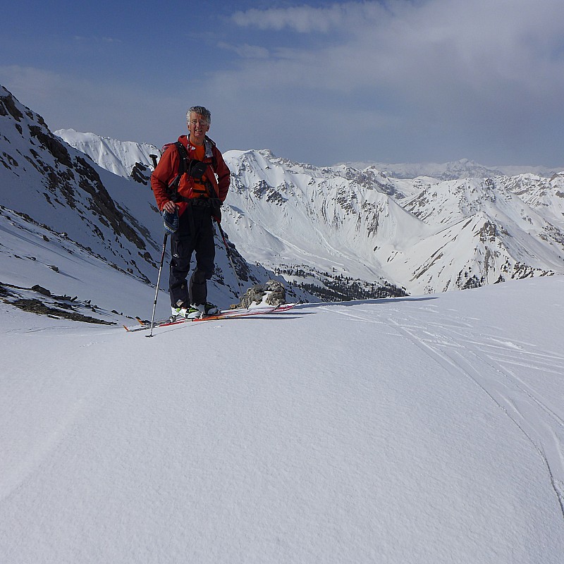 Au col de Chaudemaison : avec l'arrivée des premiers nuages.