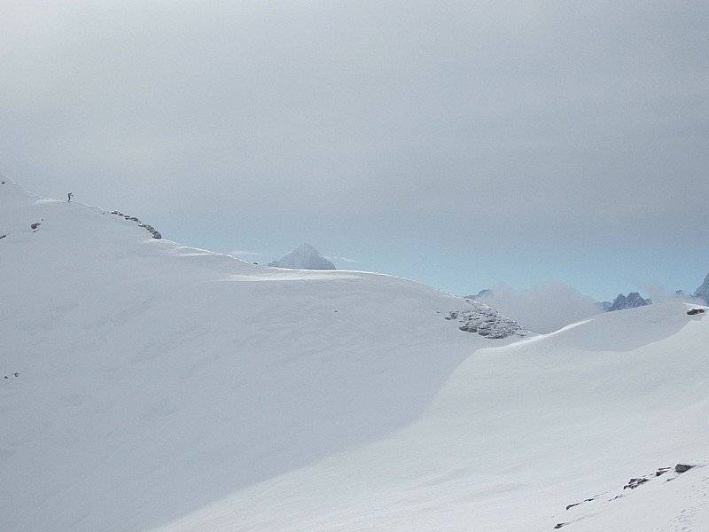 dernier : coin de ciel bleu sur le Mt Blanc