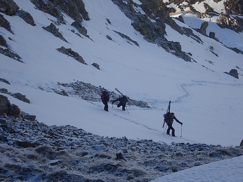 roc de bassagne : on va pouvoir remettre les skis