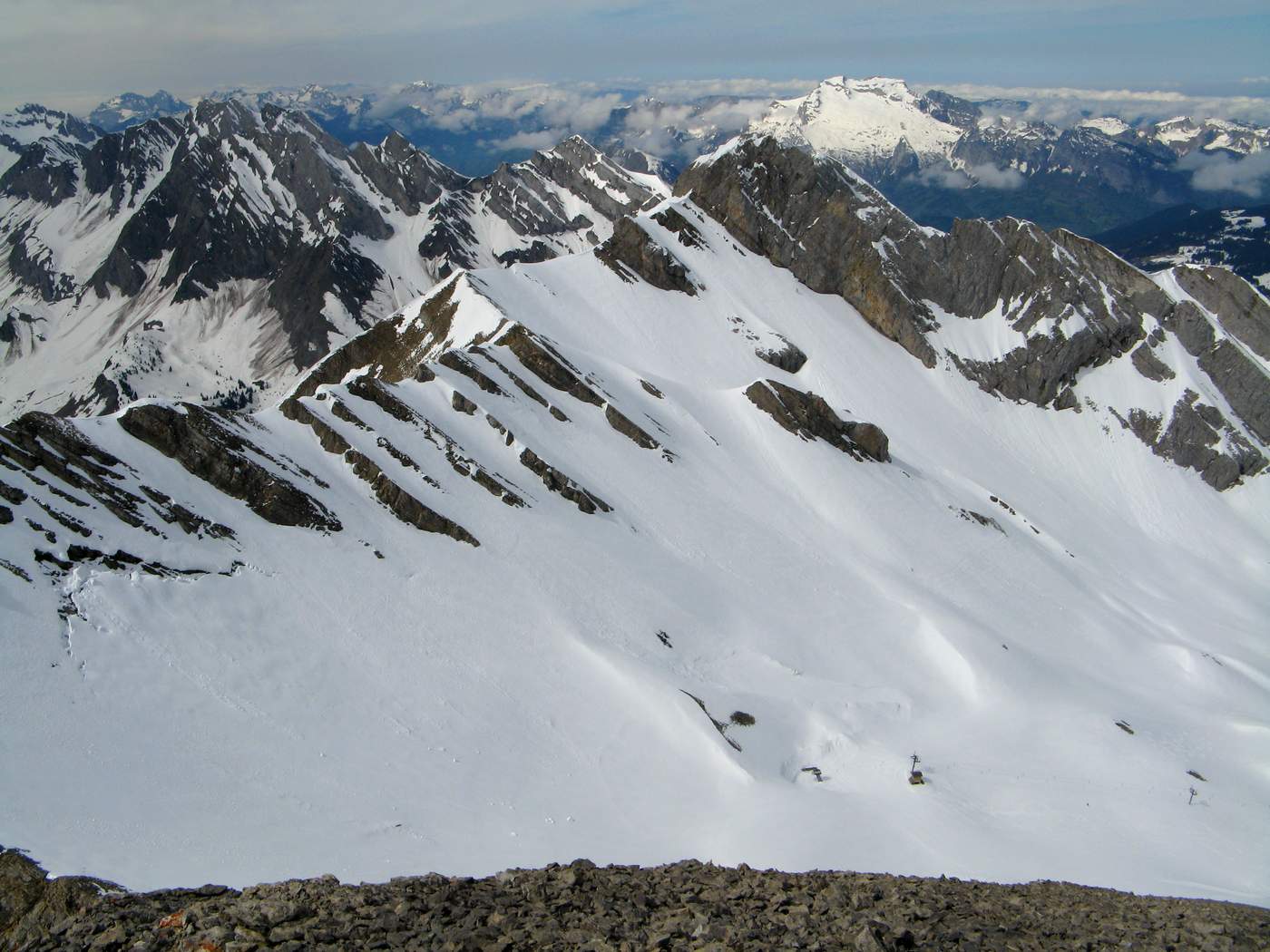 combe de la Torchère : Vue d'ensemble du haut de la combe