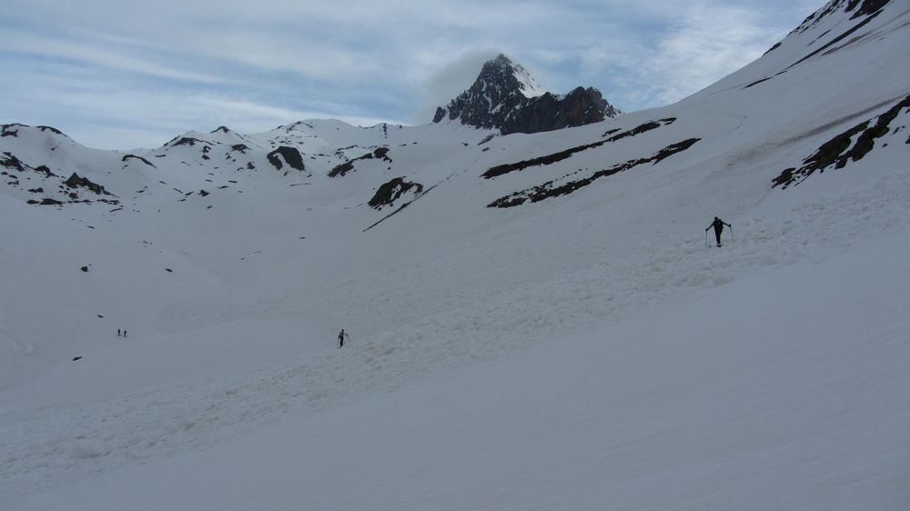 Pic de la Moulinière : Objectif initial en vue, chacun son chemin en boules ou pas...