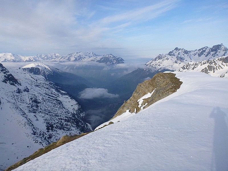 La vallée : Vu du sommet des Aiguillettes