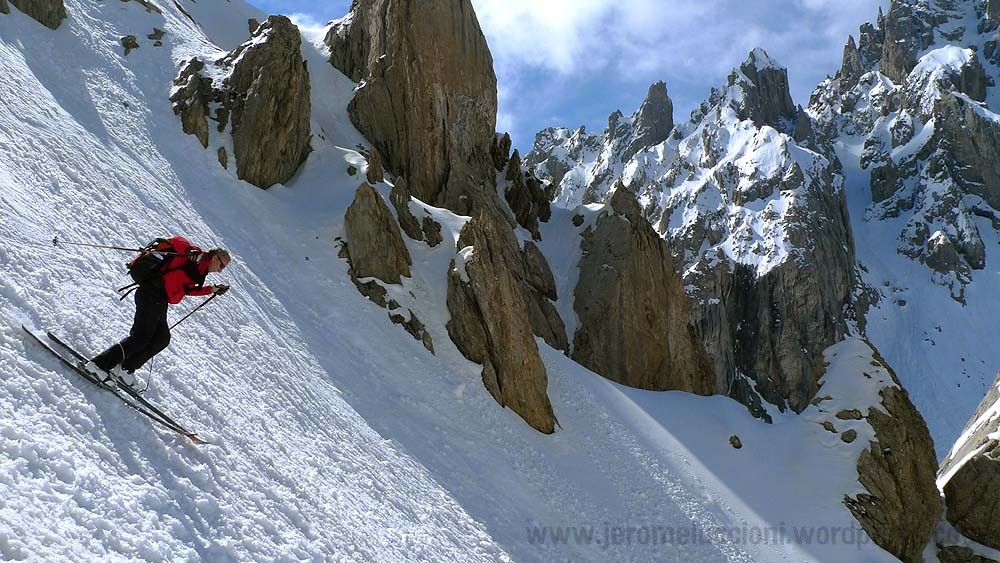 Descente du couloir : tendu mais ça passe bien !