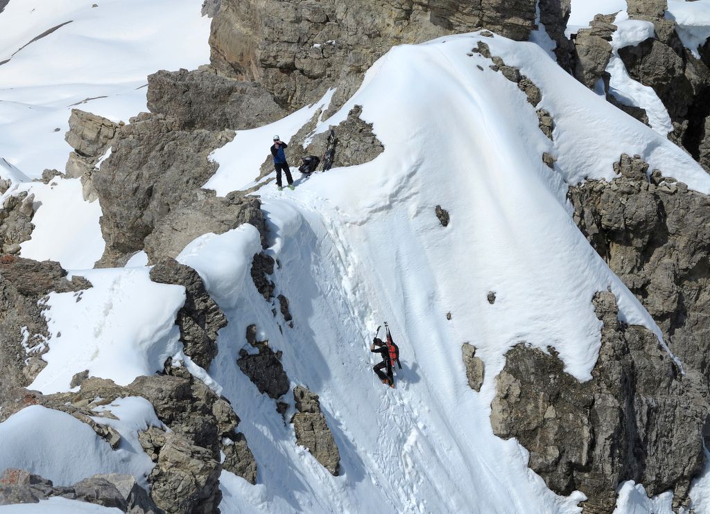 Arrivée sur la crête