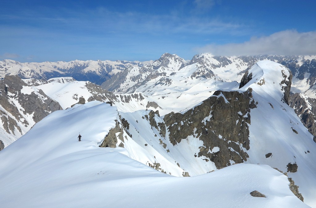 La crête sommitale