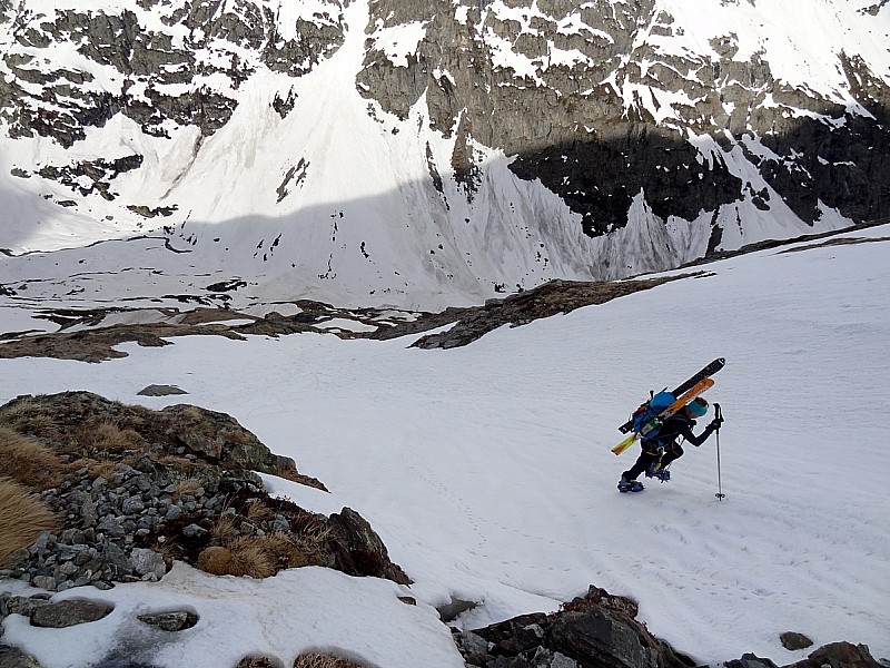 cramponnage : avant d'arriver au "replat"