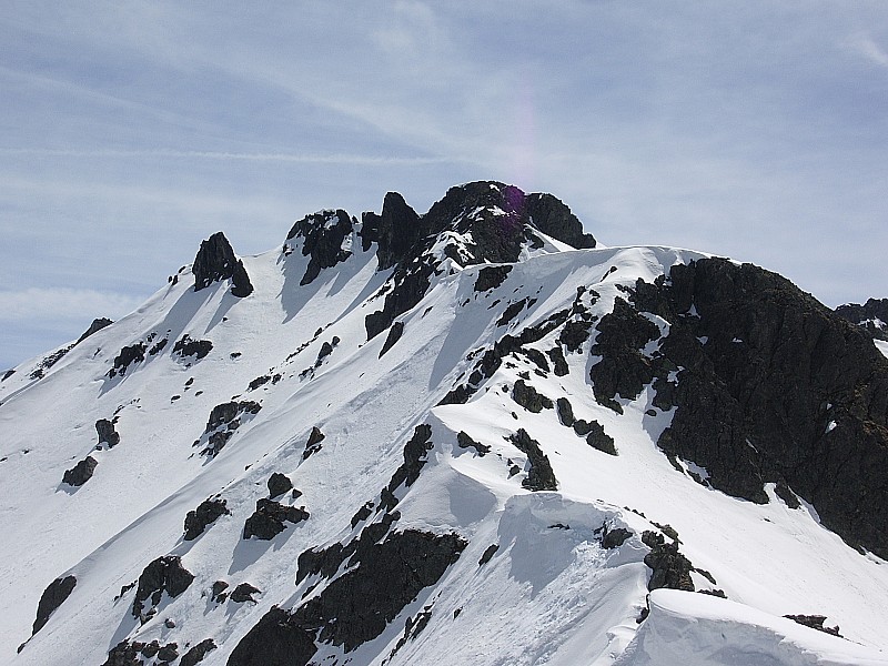 Vue du sommet : Vers Col et Dent du Pra