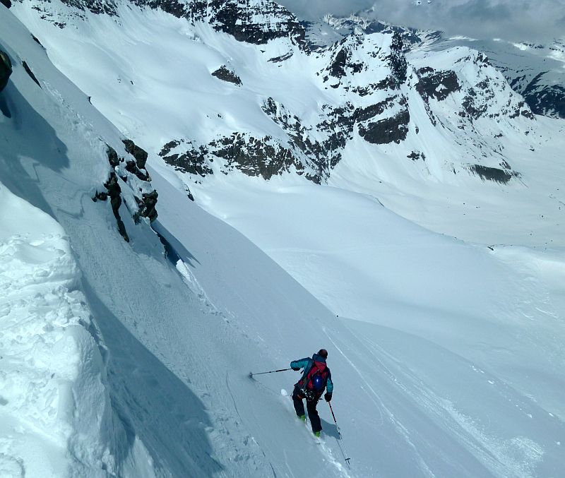 Super neige pour cette deuxième descente