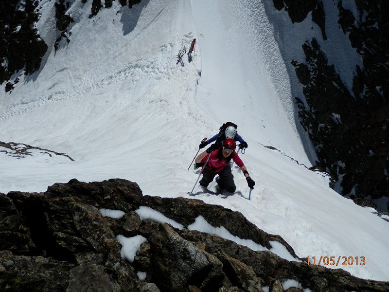 #8 Vue sur la selle du Gélas Vue sur la selle du Gélas