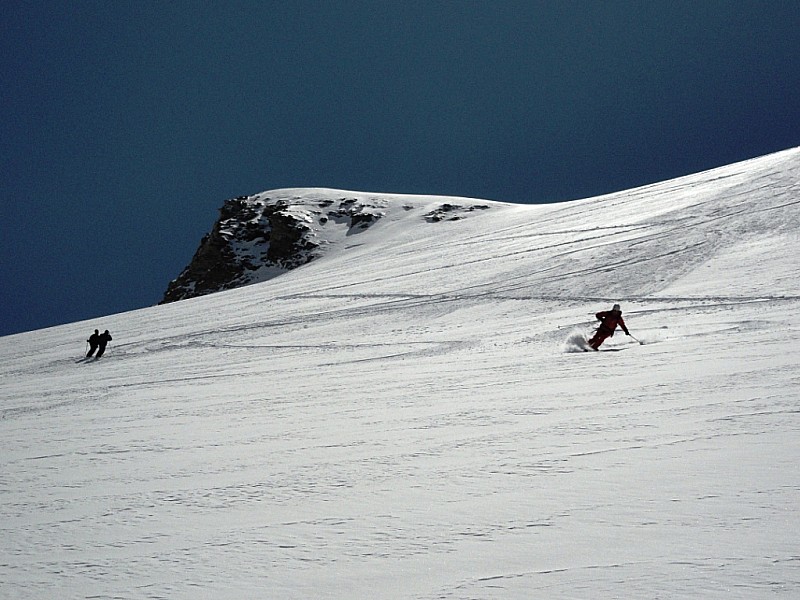 Pointe de Charbonnel : Grandes courbes au programme