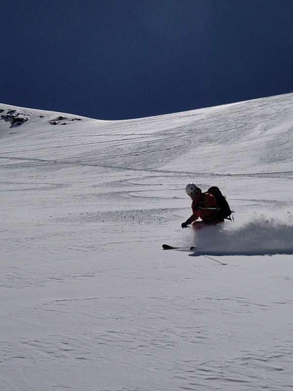 Pointe de Charbonnel : Luc fait parler la poudre...