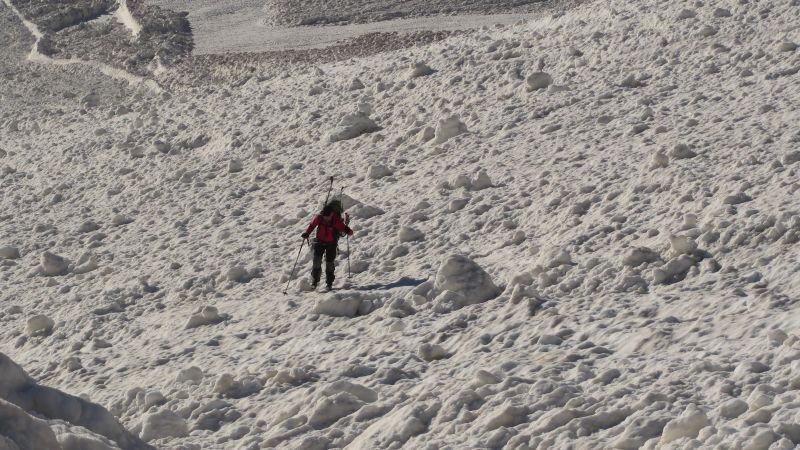 Montee en avalanches : Les peaux ne sont pas encore de rigueur
