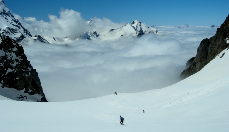 descente du Jocelme : juste au-dessus du petit couloir