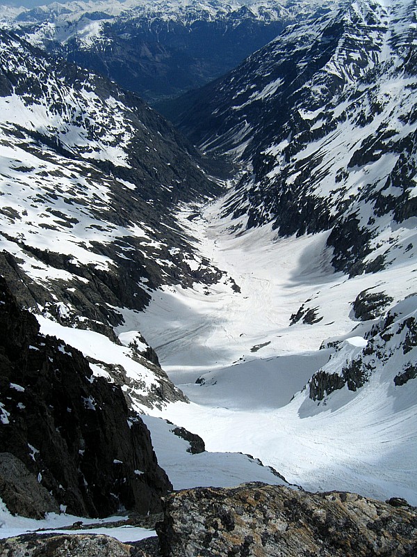 vallon des Bans : vue plongeante sur le vallon des Bans