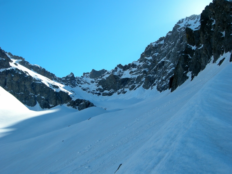 glacier/cirque des Aupillous : le glacier et le cirque des Aupillous se révèlent