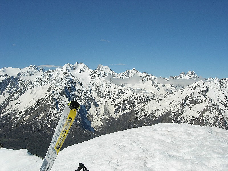 pic Ombière : le massif des Ecrins