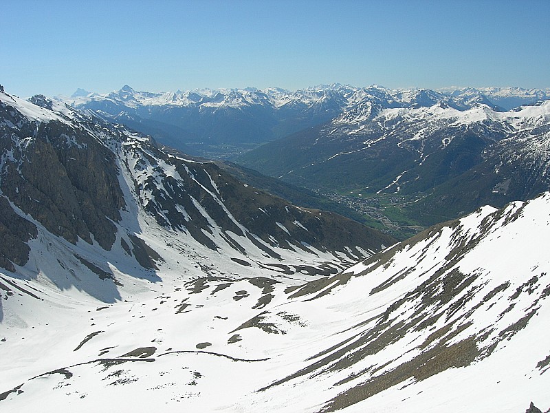 pic Ombière : vallée de Guisanne et Briançon
