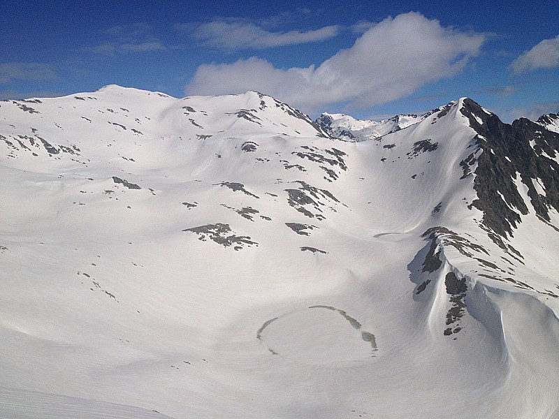 Cime de Colle Longue : et son lac.