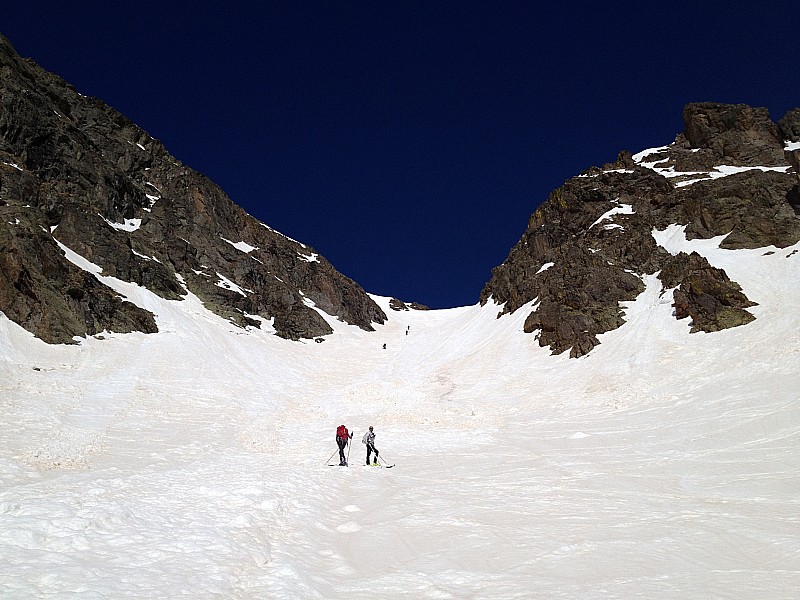 Col de Vens : les Italiens vont à la cime Borgonio.