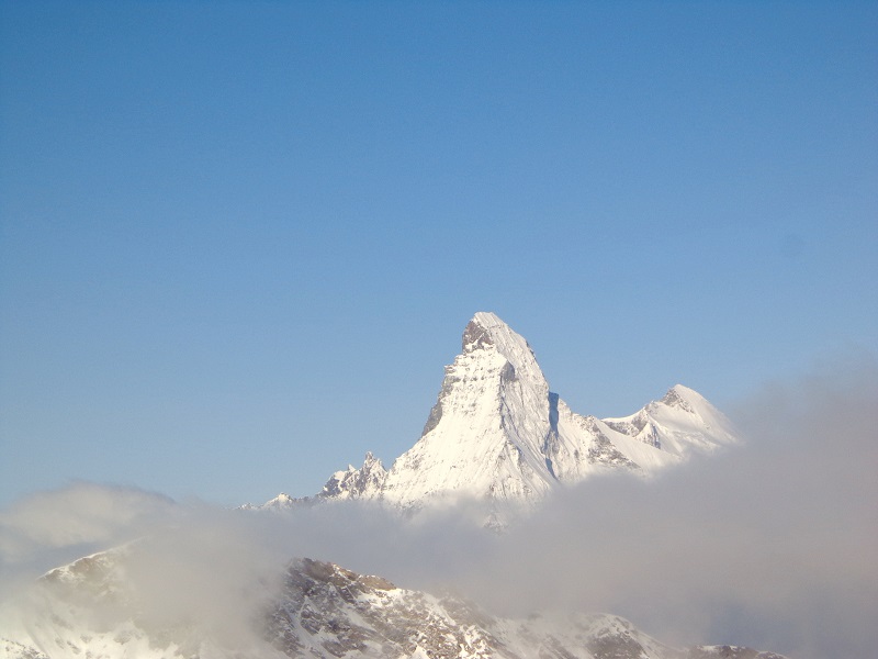 Le Grand Cervin : Le grand, le beau, le magnifique, l'éternel et splendide...objectif de Cathy et Bernard!