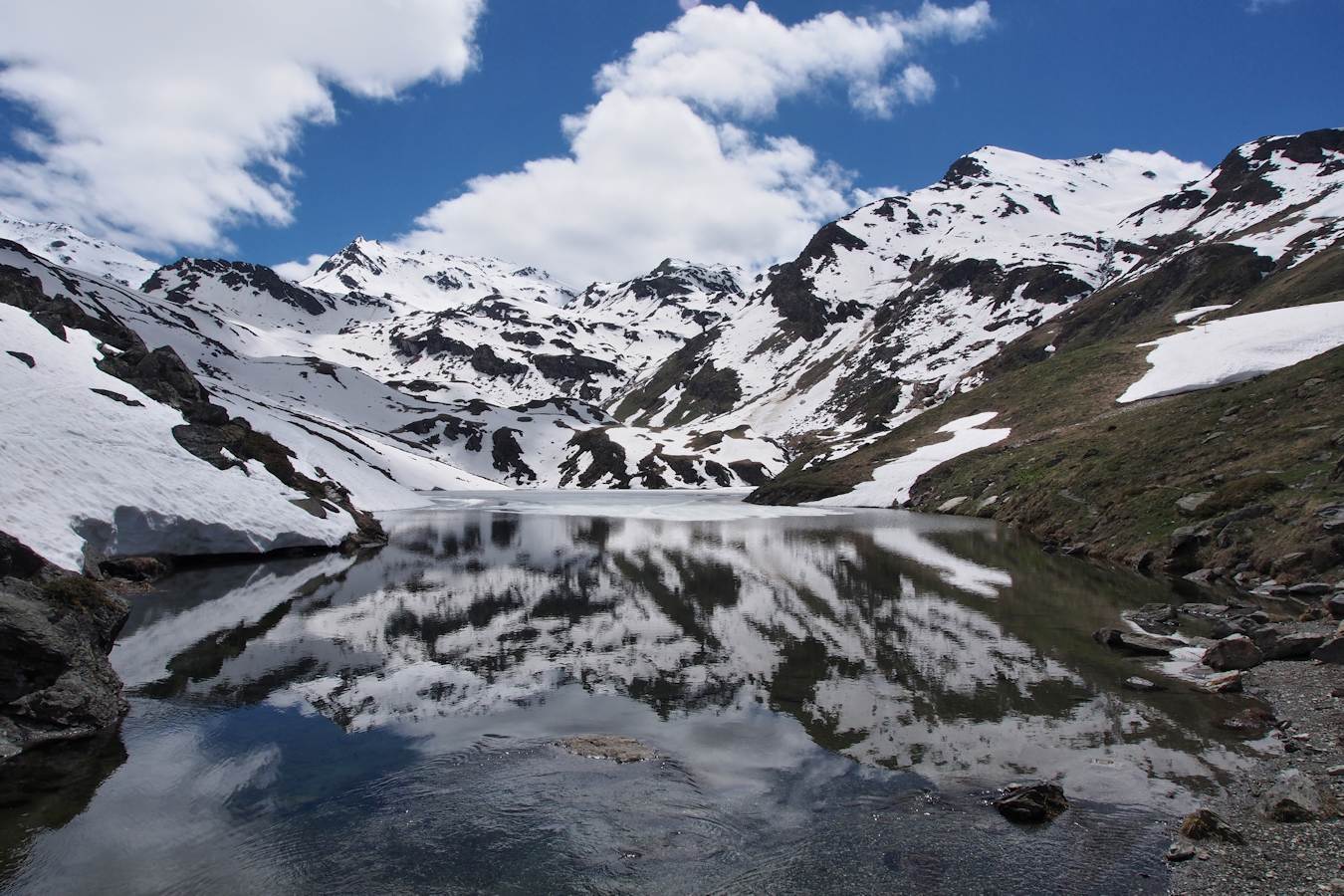 Le lac du Lou : Au retour.