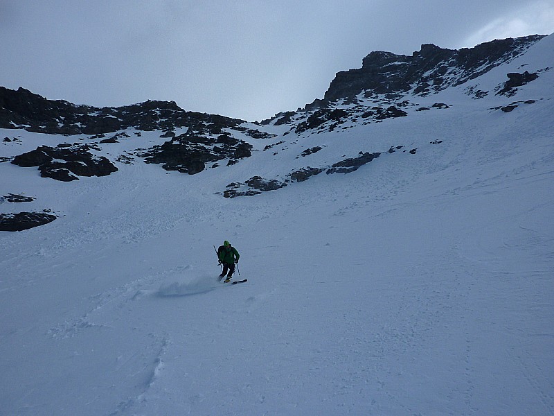 Col du Meittin : Pas du grand ski dans ces pentes boulettées