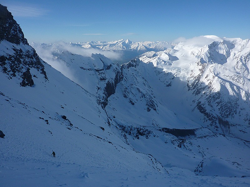 Col du Meittin : Vue sympa sur le Glacier de Valsorey et le Vélan