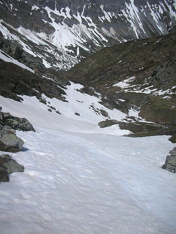 Conditions de descente (ter) : Bas de valon