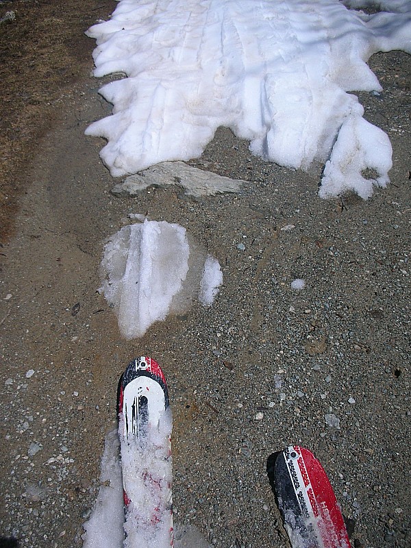 Descente à la voiture : Or blanc !?...