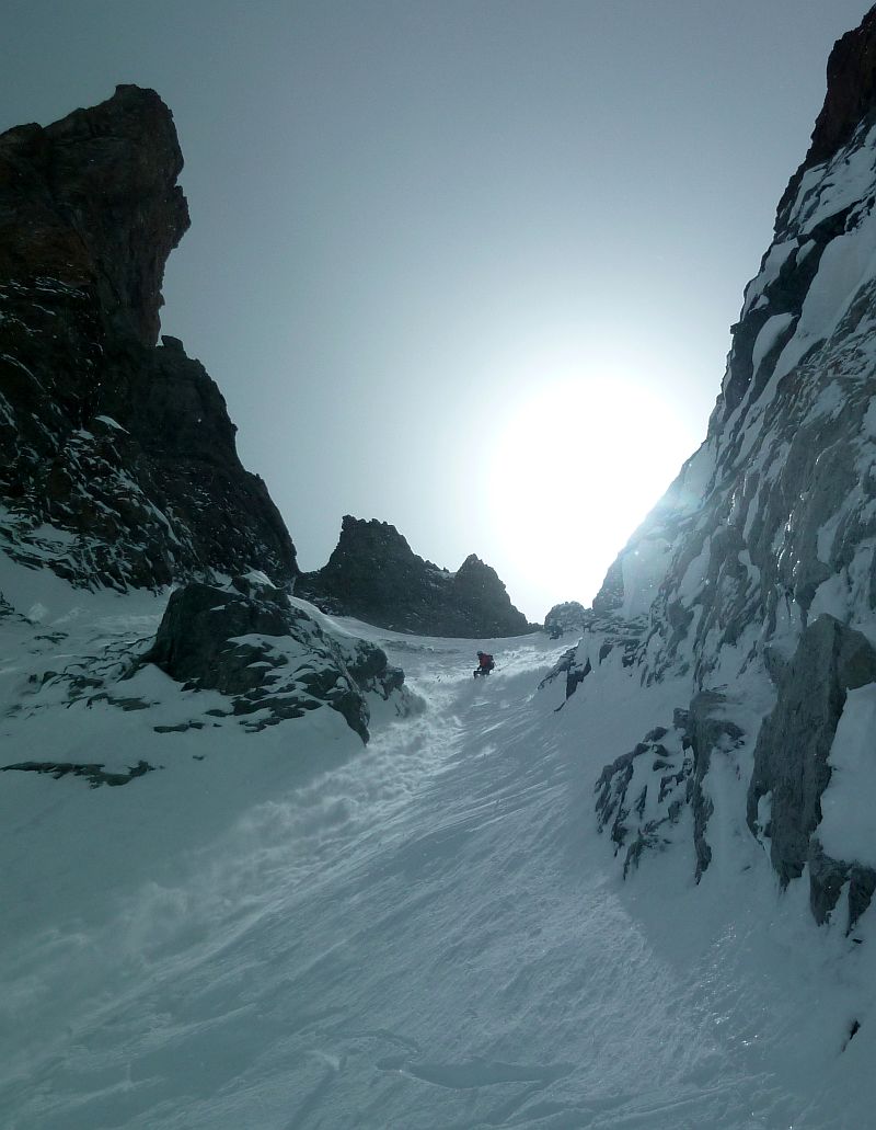 Col Est : Départ descente