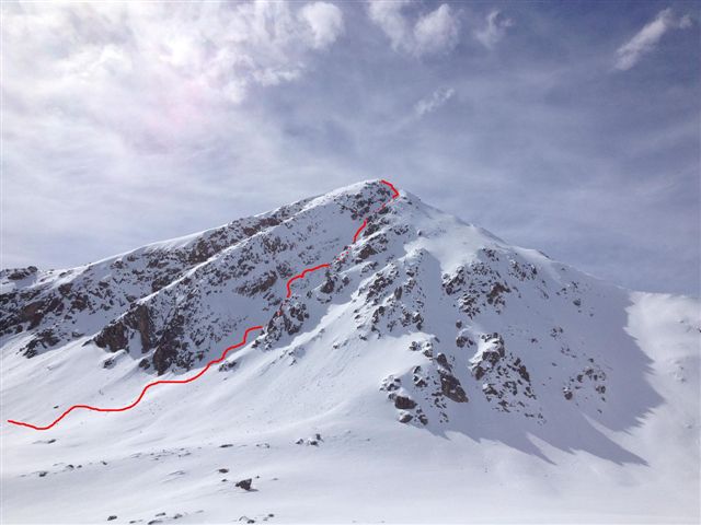 Pic del port de fontnegra : couloir NW