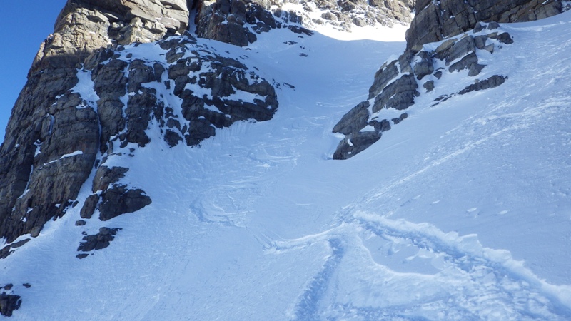 le passage étroit en bas du couloir, tip-top!