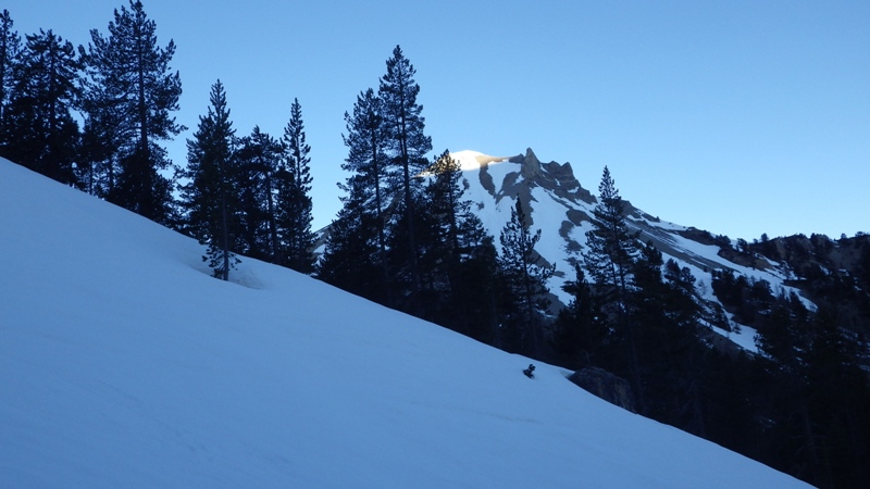 levé du soleil sur l'Arpelin.