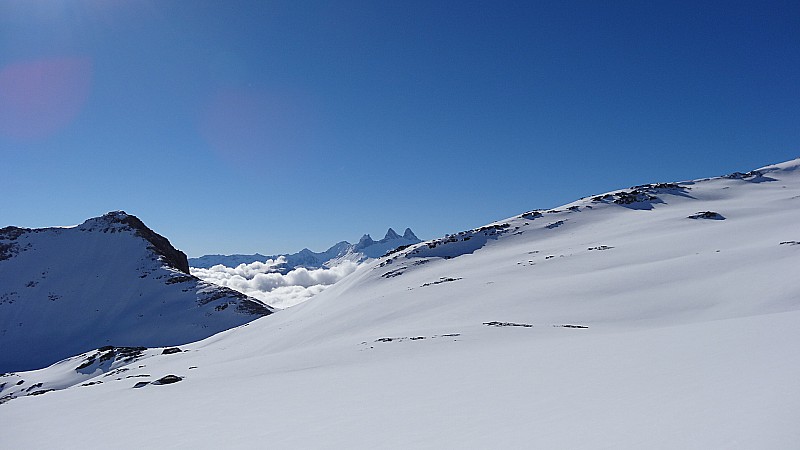 Vers le sud est : Aiguilles bien connues