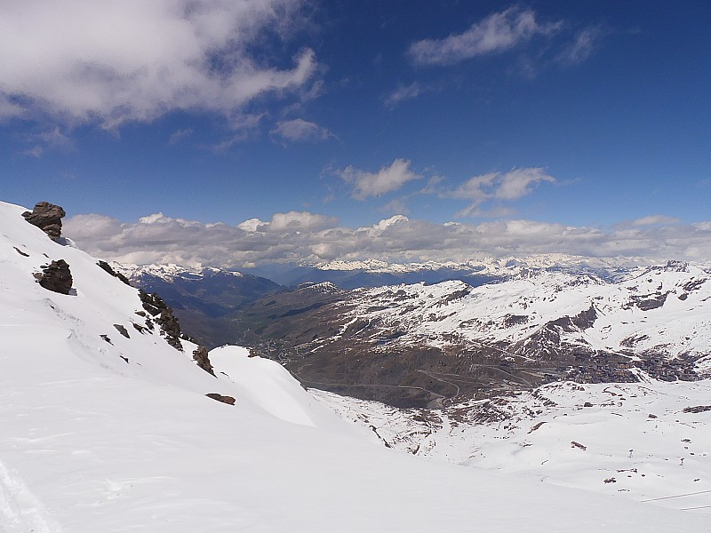 Val Thorens : Vue sur Val Thorens et les Ménuires