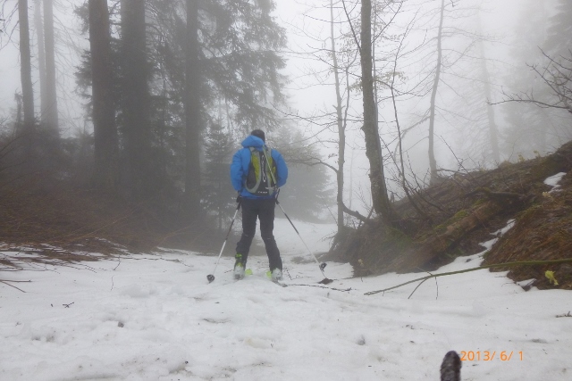 Chartreuse en juin : fin des hostilités au pied de la combe nord du Petit Som.