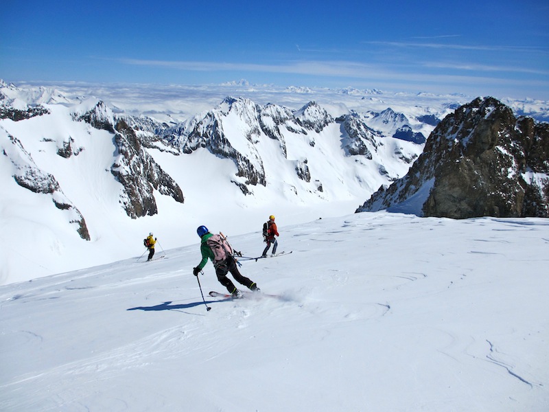 Salomé, Ruth et Fred : En route pour Barre Noire.