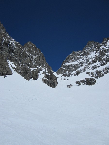 Couloir S de la Gnrade Sagne : vu du bas