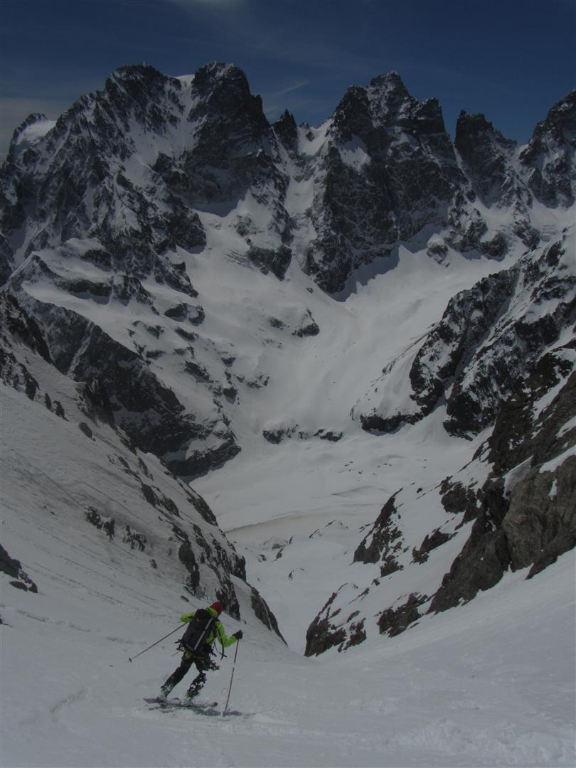 en haut du couloir : dans le Grande Sagne