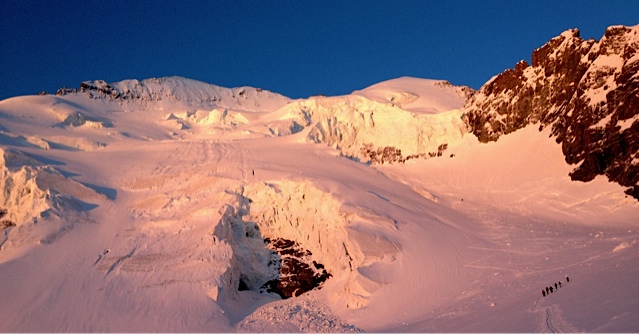 Face nord au lever : Magnifiques couleurs au lever du soleil