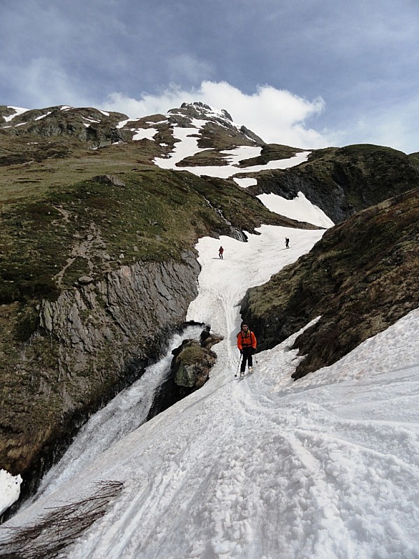 Aiguille des Glaciers : Passage amusant (tant qu'on se boîte pas)