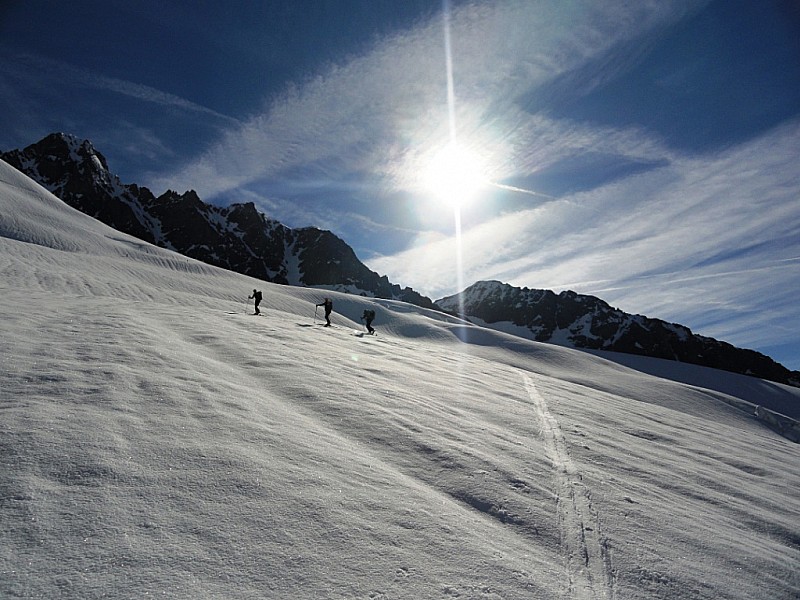 Aiguille des Glaciers : A l'assaut du sommet...