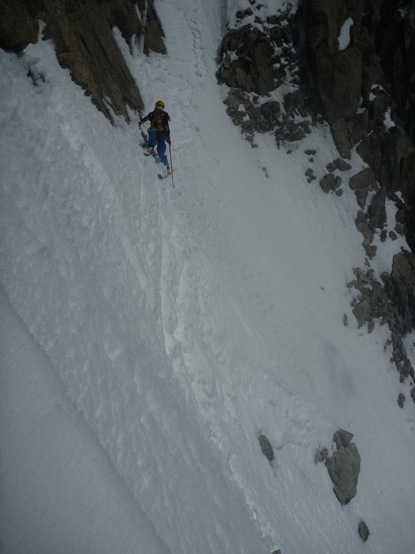 Chardonnet : La traversee elle meme pour prendre le col Adam Reilly