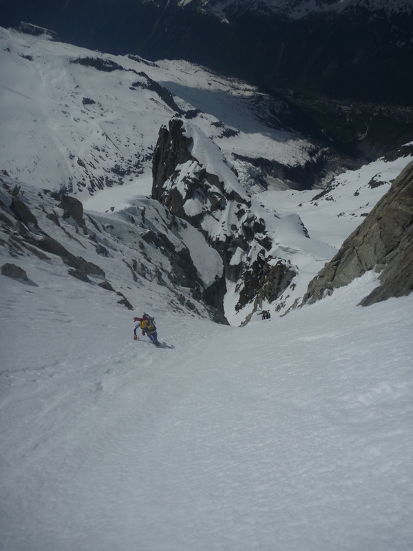 Chardonnet : Feis pas en grande forme ce jour... du coup je lui ai mis 1h cette fois! Et le voici qui en termine alors que j'ai fini par me decider a commencer a descendre