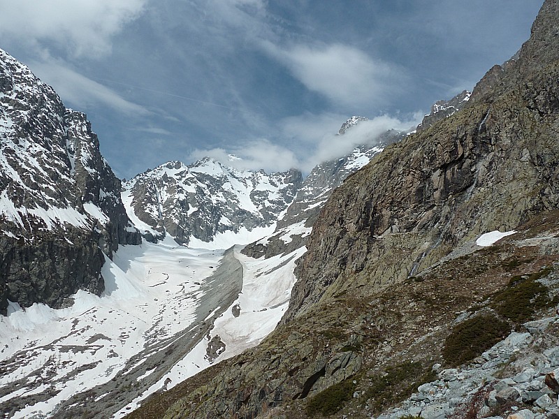 Glacier Noir : et sa belle moraine