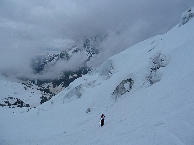 Glacier Blanc : pas loin du front