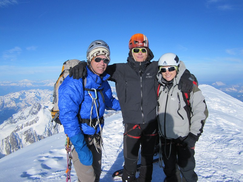Mont Blanc : Le père, la fille et le fils